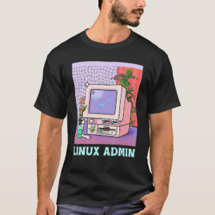 Linux Admin Linux Penguin  Linux Information Skill T-Shirt