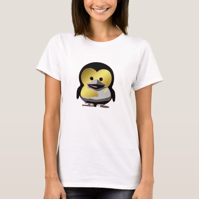 Linux Baby Tux d'Or T-Shirt (Front)
