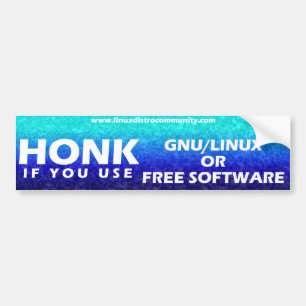 Linux Distro Community Bumper Sticker