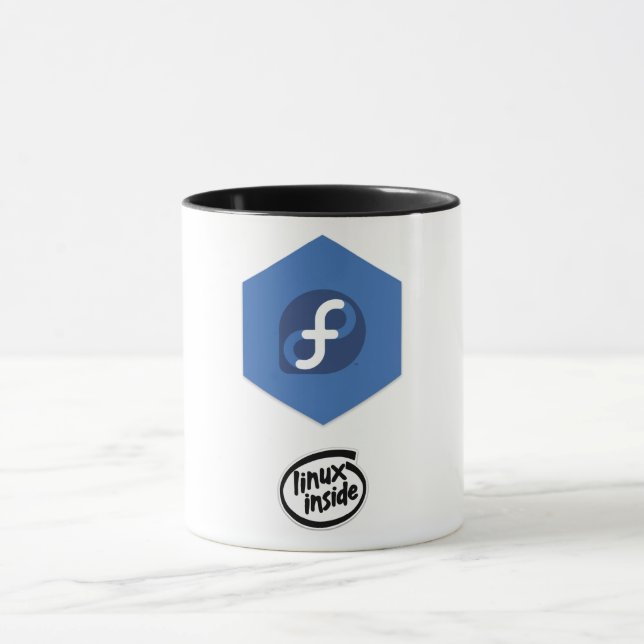 Linux Fedora Mug (Center)