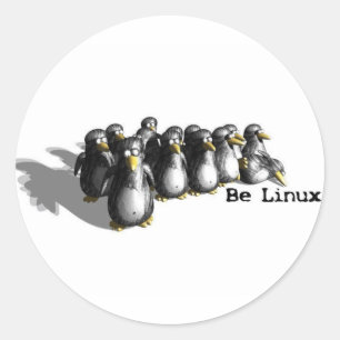 Linux Group Classic Round Sticker