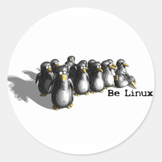 Linux Group Classic Round Sticker (Front)