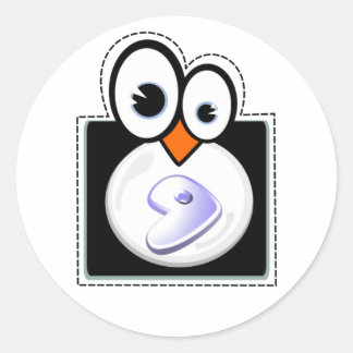 Linux Penquin Gentoo Sticker
