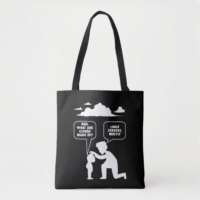Linux Software Developer Computer Programmer Nerd Tote Bag (Front)