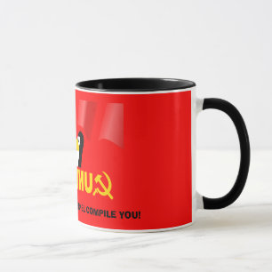 Linux soviet kernel mug