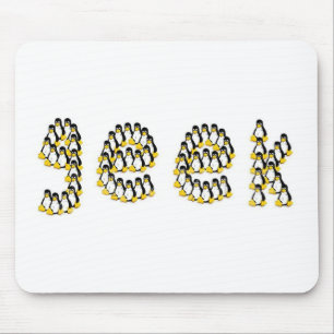 Linux Tux Geek Mouse Pad