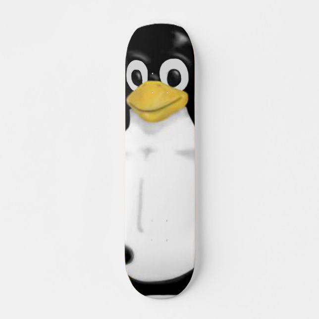 Linux "Tux" Penguin Skateboard (Front)