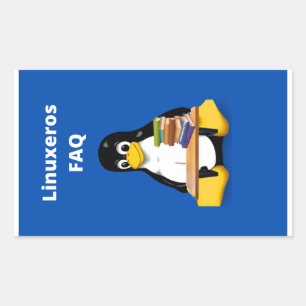 Linuxeros FAQ Sticker