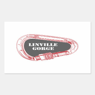 Linville Gorge Climbing Carabiner Sticker