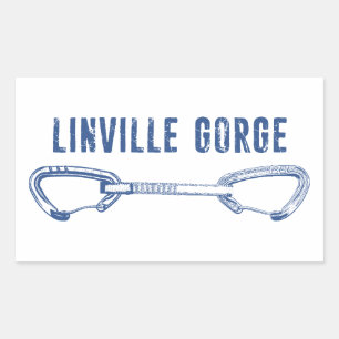 Linville Gorge North Carolina Climbing Quickdraw Sticker