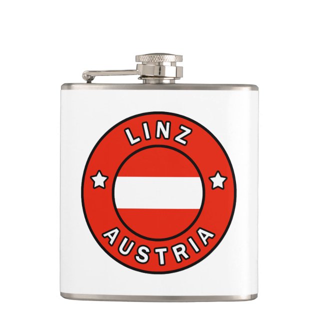 Linz Austria Hip Flask (Front)