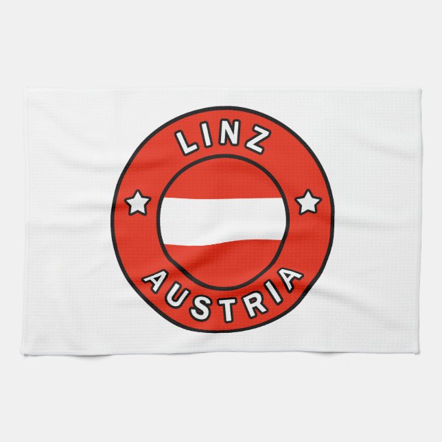 Linz Austria Kitchen Towel (Horizontal)