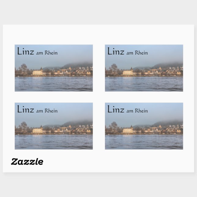 Linz Rhein Germany Souvenir Sticker (Sheet)