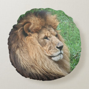 Lion 001 round pillow