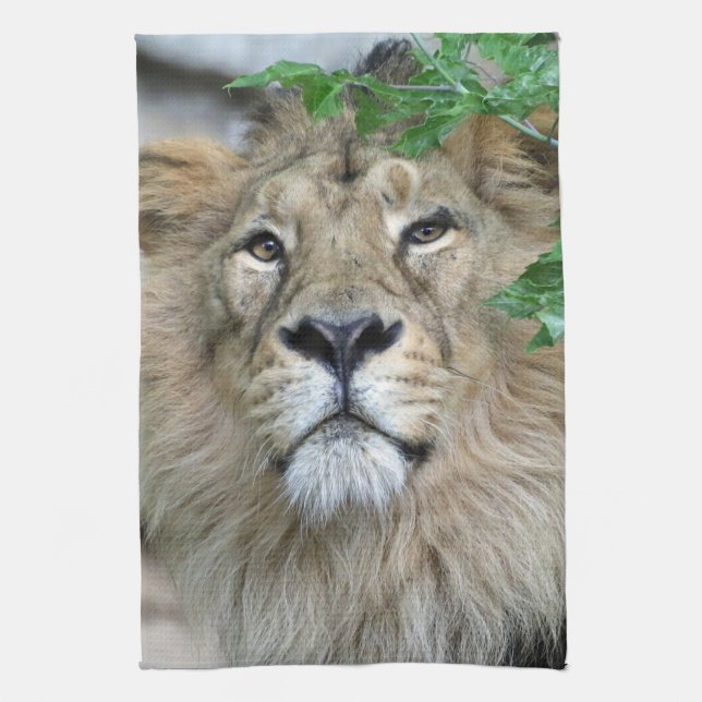 Lion 002 kitchen towel (Vertical)