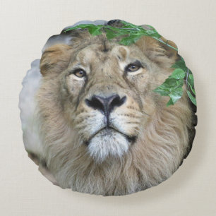 Lion 002 round pillow