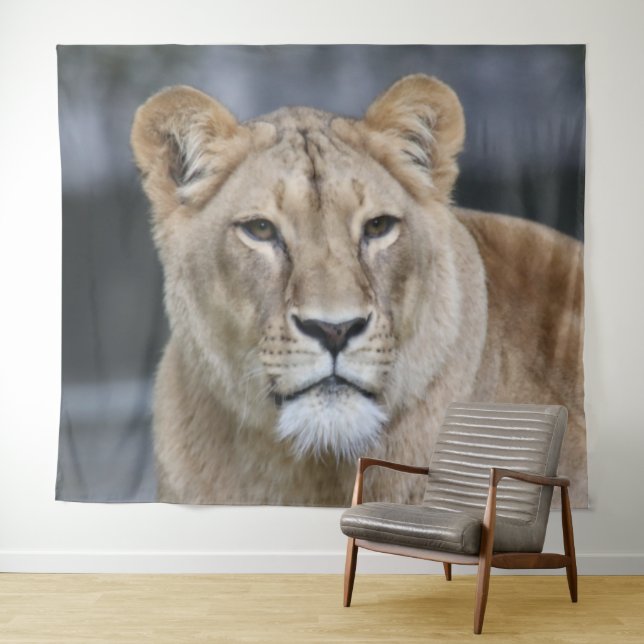 Lion 004 tapestry (In Situ (Horizontal))