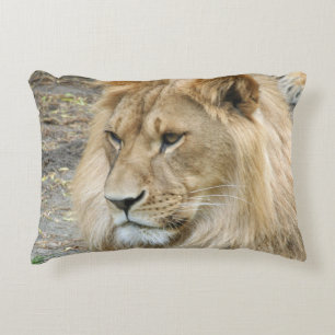 Lion 011 accent pillow