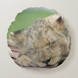 Lion 014 round pillow