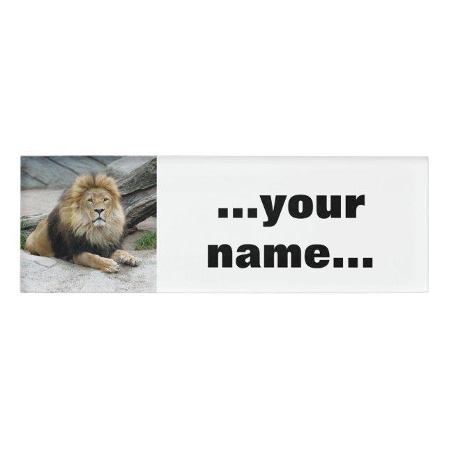 Lion 020 name tag (Front)