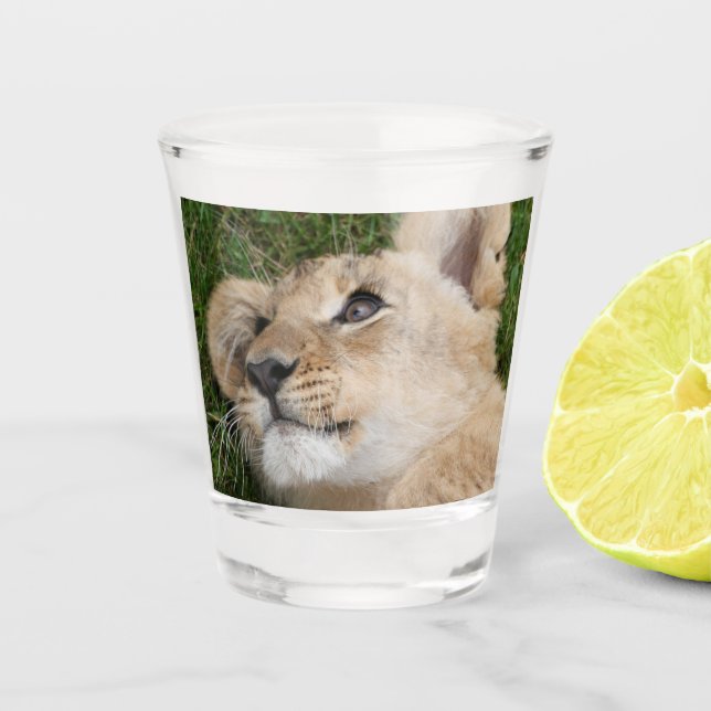 Lion 022 shot glass (Front)