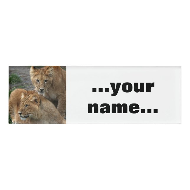 Lion 033 name tag (Front)