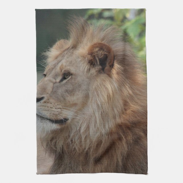 Lion 035 kitchen towel (Vertical)