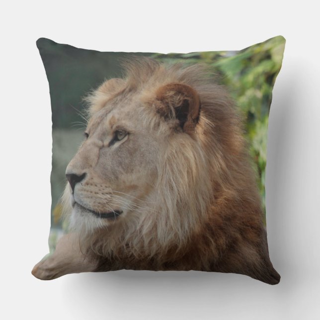 Lion 035 throw pillow (Front)
