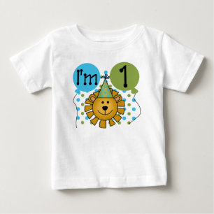 Lion 1st Birthday Baby T-Shirt