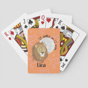 Lion 23 juillet au 22 août Jeux de cartes Playing Cards