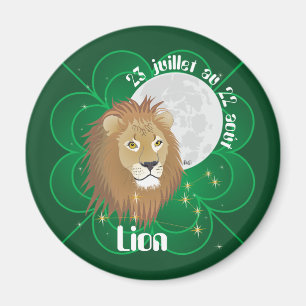 Lion 23 juillet au 22 août Magnet