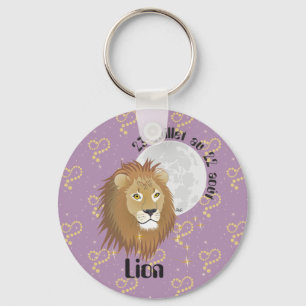 Lion 23 juillet au 22 août Porte-clés Keychain
