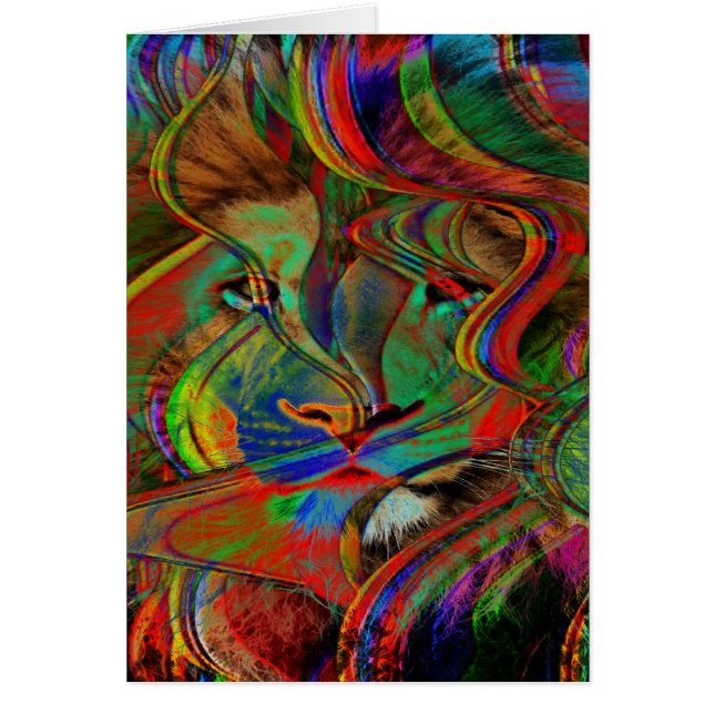 Lion abstrait (Devant)