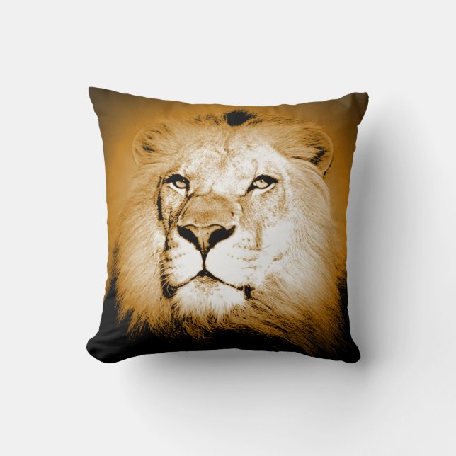 Lion American MoJo Pillow (Front)