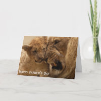 Lion and Cub Father's Day