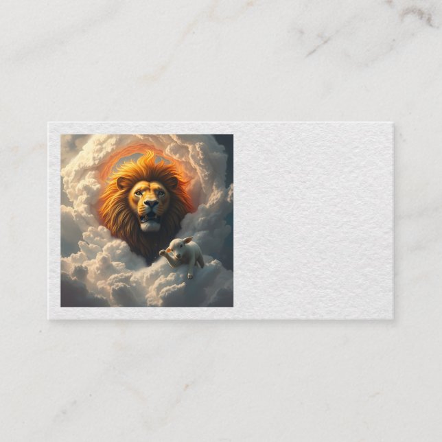 Lion and Lamb Business Card (Front)