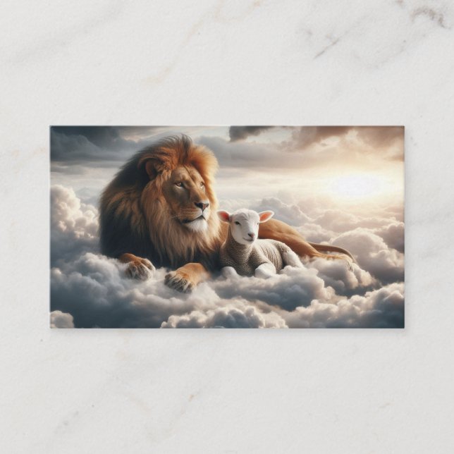 Lion and Lamb Business Card (Front)
