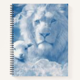 Lion and Lamb Clouds Notebook