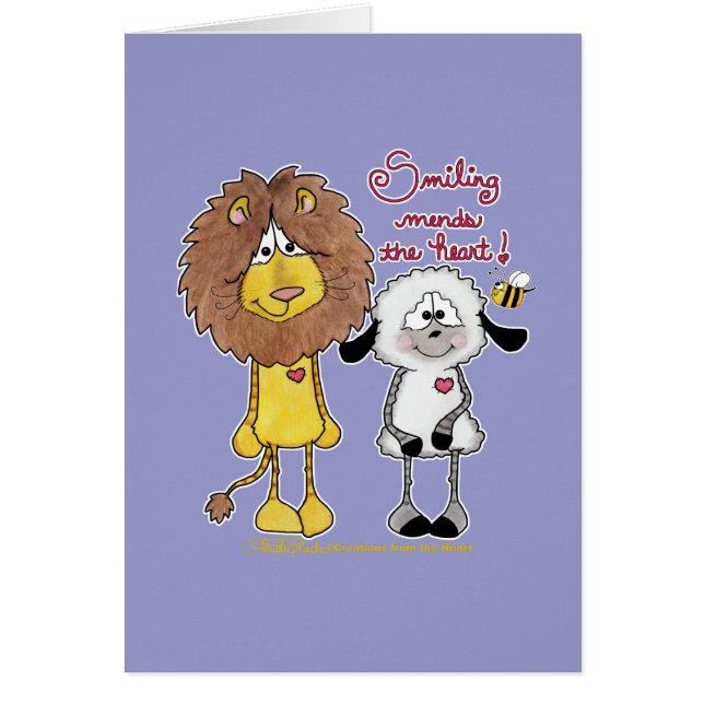 Lion and Lamb Heart Patches (Front)