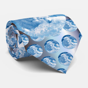 Lion and Lamb in the Clouds Tie