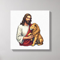 Lion And Lamb Jesus Engraved Faith Shirt 2