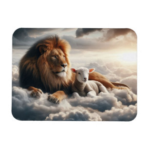 Lion and Lamb Magnet