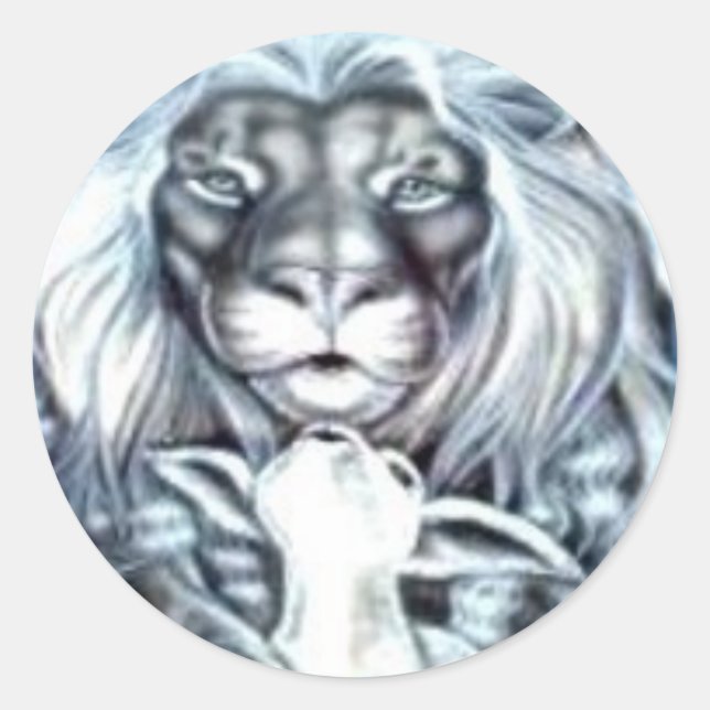 Lion and Lamb stickers (Front)