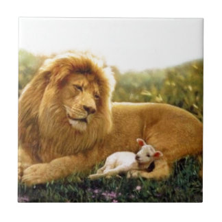 Lion and Lamb Tile