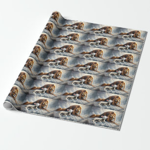 Lion and Lamb Wrapping Paper