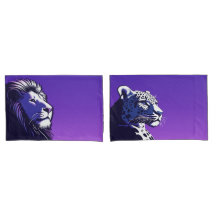 Lion and Leopard His and Hers