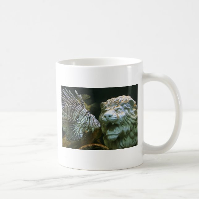 Lion and lion fish mug (Right)