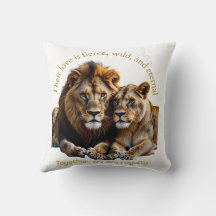 Lion and Lioness Love – Wild Heart Decorative Pill