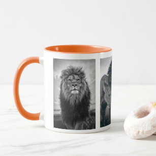 lion and lioness  mug