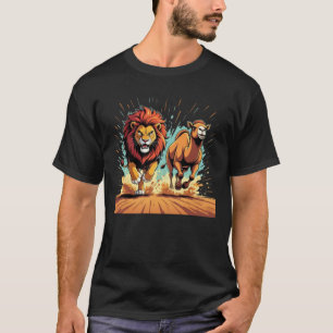 Lion and Llama Dash T-Shirt
